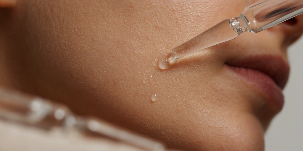 Is Spicule Skincare Safe for Sensitive Skin, Acne, or Rosacea? 1 Spicule skincare serum applied to skin to test safety for sensitive skin. Spicule Skincare Safe for Sensitive Skin