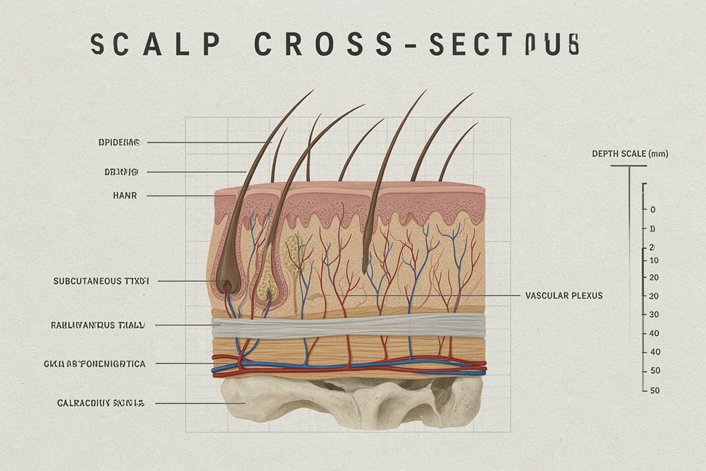 Scalp Cross - Section 
Spicule serum vs. microneedling devices which to buy
